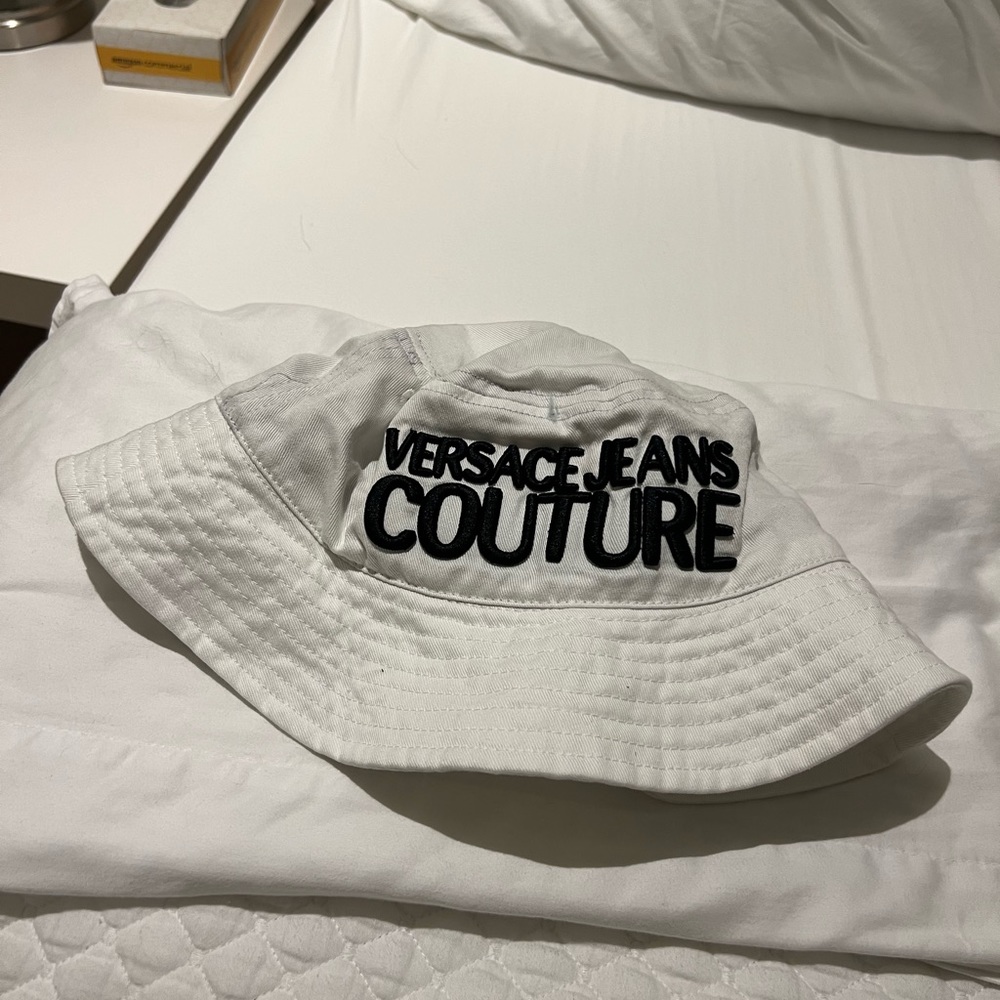 VERSACE bucket hat! brand new, never worn! super cute and comfy! good deal!!!